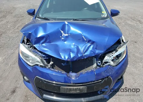 2015 Toyota Corolla S Plus из США, поврежденный, VIN 5YFBURHE6FP218542